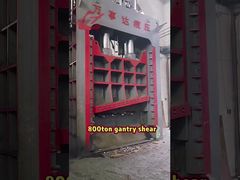 800 τόνων μηχανή ψαλιδισμού γερανού για μεταλλικά θραύσματα, ψαλιδίζει βαριά τμήματα χάλυβα