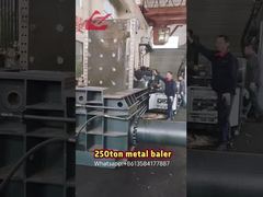 WANSHIDA 250 τόνων υδραυλική συσκευή συσκευασίας χάλυβα για το χάλυβα