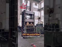 Υδραυλική κάθετη πρέσα Y82-100 για συσκευασία απορριμμάτων χαρτιού, χαρτονιού και πλαστικών μπουκαλιών